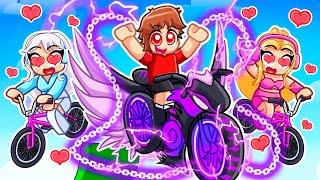 Rizzing Girls With NEW FLYING SHADOW SURGE BIKE In Roblox Bike Obby!