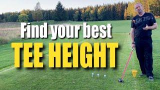 Tee height - Find the best for you…