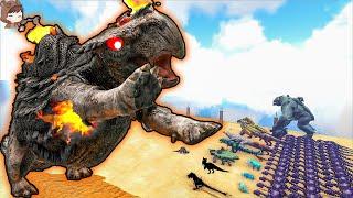 Demonic Morellatops VS Mod Dinosaurs | ARK Mod Battle