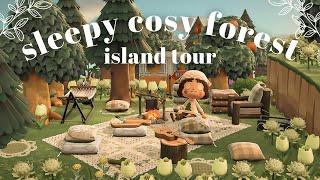 sleepy cosy forest island tour!! // animal crossing new horizons