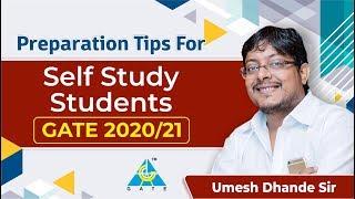 Preparation Tips For Self Study Students | GATE 2020/21