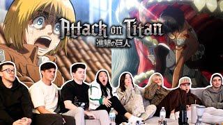 Converting HATERS To Attack on Titan 1x4-5 | Reaction/Review