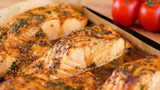  Горячее блюдо из рыбы за 15 минут! Запеченный лосось на праздничный стол!