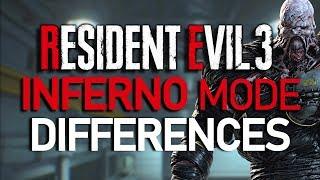 Resident Evil 3 Remake - INFERNO & Nightmare Mode Differences