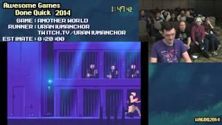 Another World [PC] :: Speed Run by UA Live at #AGDQ 2014