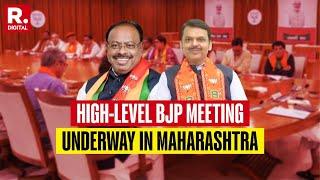 High-Level BJP Meeting Underway In Maharashtra; Bawankule, Fadnavis Discuss Political Roadmap Ahead