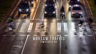 WARSAW TRAFFIC - TIMELAPSE 4K | Canon EOS R5