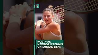 Ukrainian tennis player KNOCKS OUT Russian players in Indian Wells #shorts