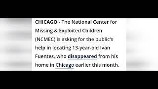 MISSING : IVAN FUENTES 13