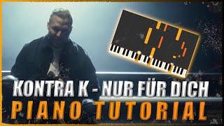 Kontra K - “Nur für dich„ | Easy Piano Tutorial / Klaviertasten zum Nachspielen