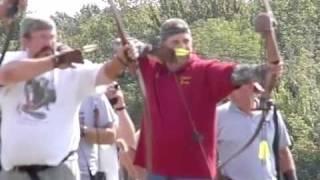 Traditional Archer, Rick Welch in Slow Mo