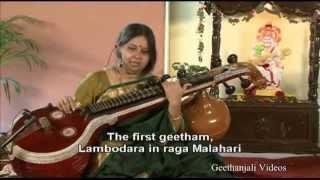 Learn to Play Veena - Geetham Lambodara