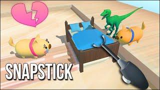 Snapstick | I Helped A Dog Get It On With A Raptor In This Unhinged Puzzle Game