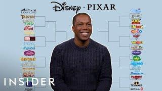 Leslie Odom, Jr. Does Disney VS Pixar Bracket