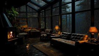 Sound Rain on Window and Sound Insects / Sound Rain in Forest help Reduce Stress and Sleep Deeper