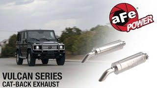 aFe POWER 2002-2008 Mercedes-Benz G500 V8-5.0L Vulcan Series Cat-Back Exhaust