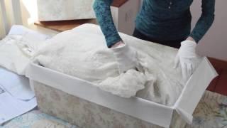 How to pack a Wedding Dress with the Empty Box Company