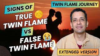 Signs of True Twin Flame vs False Twin Flame | Hindi