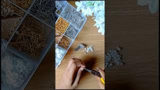 Antique Earrings Making  #shorts #viralvideo #tutorial #earringsmaking #craft #youtube