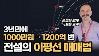 3년만에 1000만원 → 1200억 번 전설의 이평선 매매법