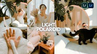 Light Polaroid Preset | Free Lightroom Mobile Presets Free DNG XMP | Lightroom Editing Tutorial