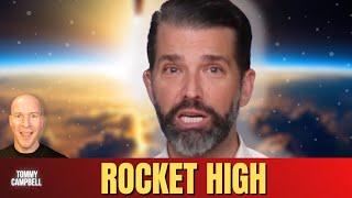 Don Jr. CAUGHT Rubbing His Gums At Rocket Launch And It's HILARIOUS