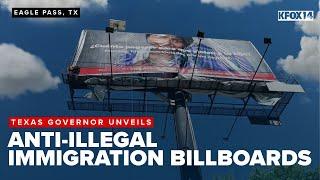 Texas governor launches new billboard campaign to deter illegal immigration