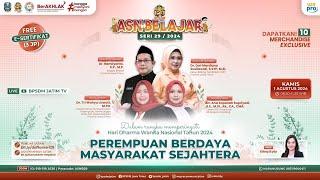 Webinar ASN Belajar Seri 29 -  Perempuan Berdaya, Masyarakat Sejahtera