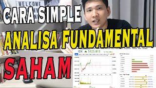 Cara Simple Analisa Fundamental Saham (Tips Membaca Laporan Keuangan)