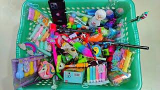 Ultimate Stationery Collection From The Basket, 5in1 kit, Light Pen, Makeup Erase, Pencil Case, Toy