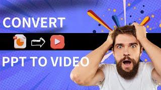 How to Convert PowerPoint to Video with AI Free Online | Vidnoz Tutorial