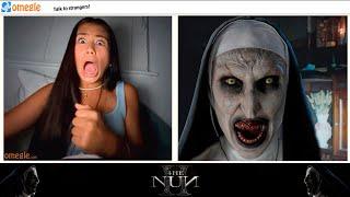 LA MONJA I THE NUN 2 JUMSCARE PRANKS  "VALAK" I REACCIÓN , SUSTOS Y BAILES en OMEGLE #PelisDeTerror