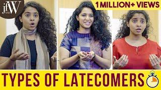 Types of Latecomers | RJ Saru | Being Saru | JFW Originals | English Subtitles