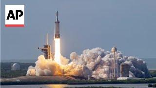 WATCH: NASA launches powerful weather satellite on Falcon Heavy rocket