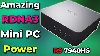 Powerful RDNA3 Mini PC! Reatan Alloy 9 AMD Ryzen 9 7940HS 1TB SSD 32GB DDR5 5600 MHz Tested