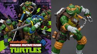 New Joy Toy Teenage Mutant Ninja Turtles more images revealed these are 4 inches and a bit