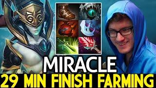 MIRACLE [Naga Siren] When Hard Carry 29 Min Finish Farming Dota 2