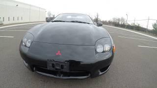 4K Review 1997 Mitsubishi 3000GT Black Test-Drive & Walk-around