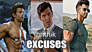 EXCUSES ft: hrithik roshan edit ll hrithik roshan mix ll Nice status