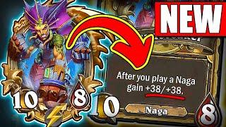 The NEW Way to Play Nagas! | Hearthstone Battlegrounds