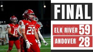 5A Section 7 Championship: Elk River Beats Andover 59-28 to Advance to State FULL GAME HIGHLIGHTS