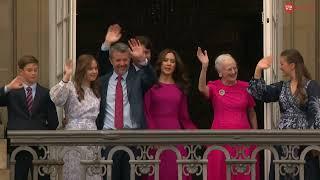 Balkonfejring ved H.M. Kongens fødselsdag