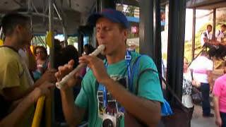 Panamá:en los buses de Martinelli 1parte.(Панама:в автобусе)