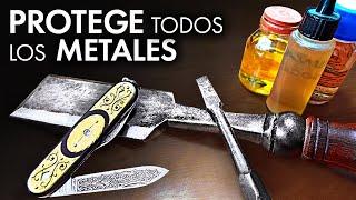 3 Formas de PROTEGER METALES del Óxido  Cómo evitar oxidación en herramientas, joyas y cuchillos