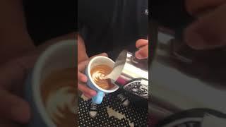 Latte art phoenix