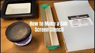 How to Make a Screen-Printing Stencil with Emulsion | by Screenprintdirect.com