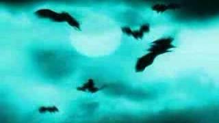 Spooky Sky With Flying Bats