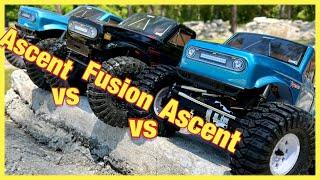 Box Stock Ascent vs Brushless Brassed Ascent vs Fusion Ascent Duke it out!