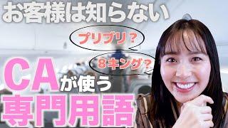 客室乗務員が使う隠語 "プリブリ、8ホテル"の意味...【お客様が知らない専門用語】をちょっぴりお教えします！[#41]