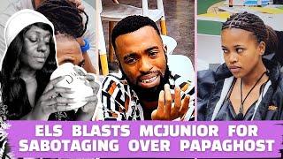 BBMZANSI SEASON 4: ELS BLASTS MCJUNIOR FOR BEING CHILDISH AGAINST PAPAGHOST | GLORY ELIJAH